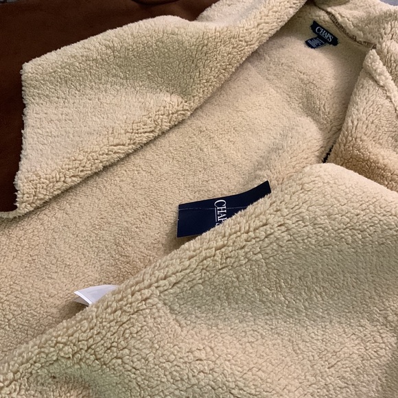 CHAPS women’s super soft teddy Sherpa lining Vest XS. - Picture 3 of 9